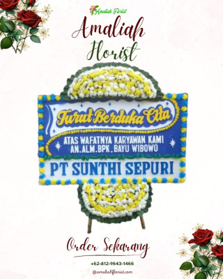 Papan Bunga Duka di Songgomjaya