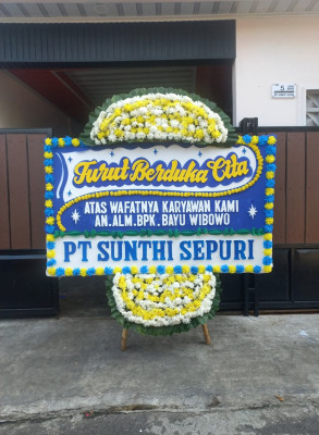 Papan Bunga Duka di Songgomjaya