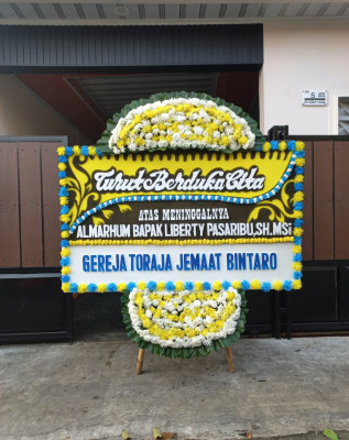 Papan Bunga Duka di Songgomjaya